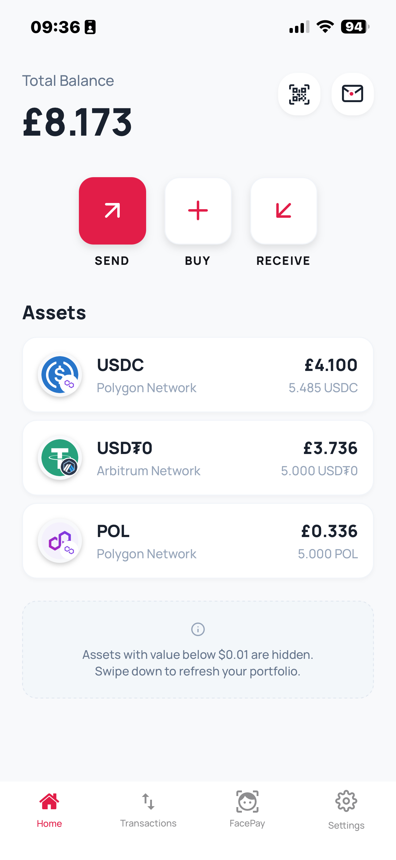 ReelWallet App Screenshot